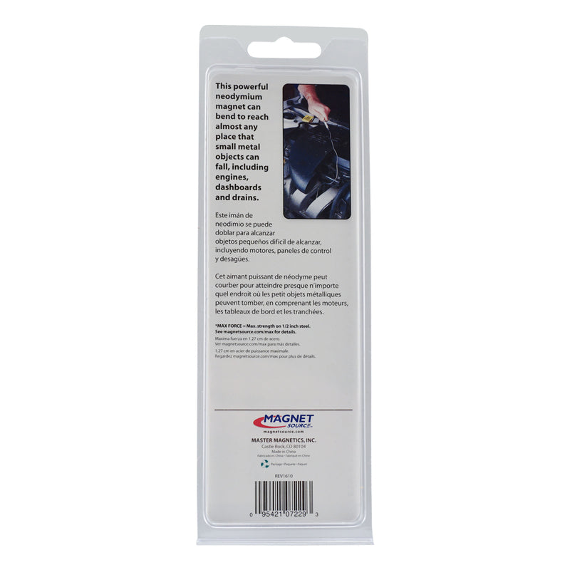 Magnet Source 19 in. Magnetic Pick Up Tool Bendable Retrieving Magnet 2 lb. pull