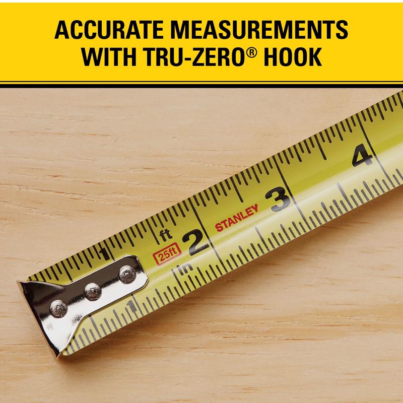 Stanley PowerLock 35 ft. L X 1 in. W Compact Tape Measure