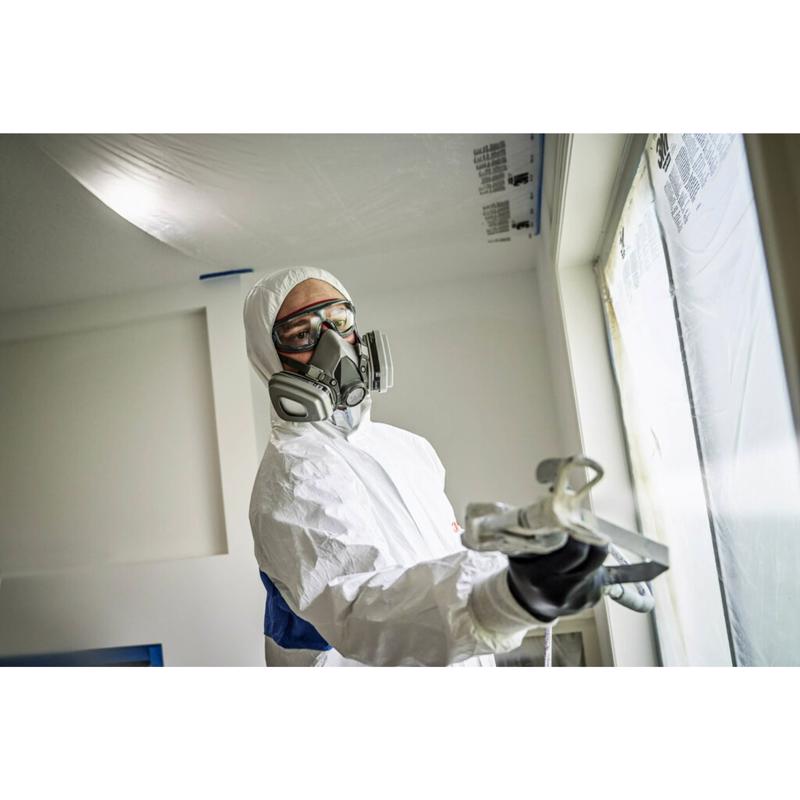 3M P95 Paint Project Half Face Respirator Valved Gray M