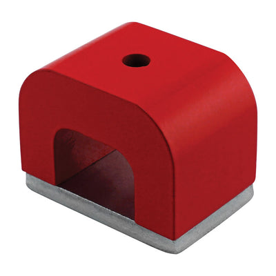 Magnet Source 1.6 in. L X 1 in. W Red Horseshoe Magnet 20 lb. pull