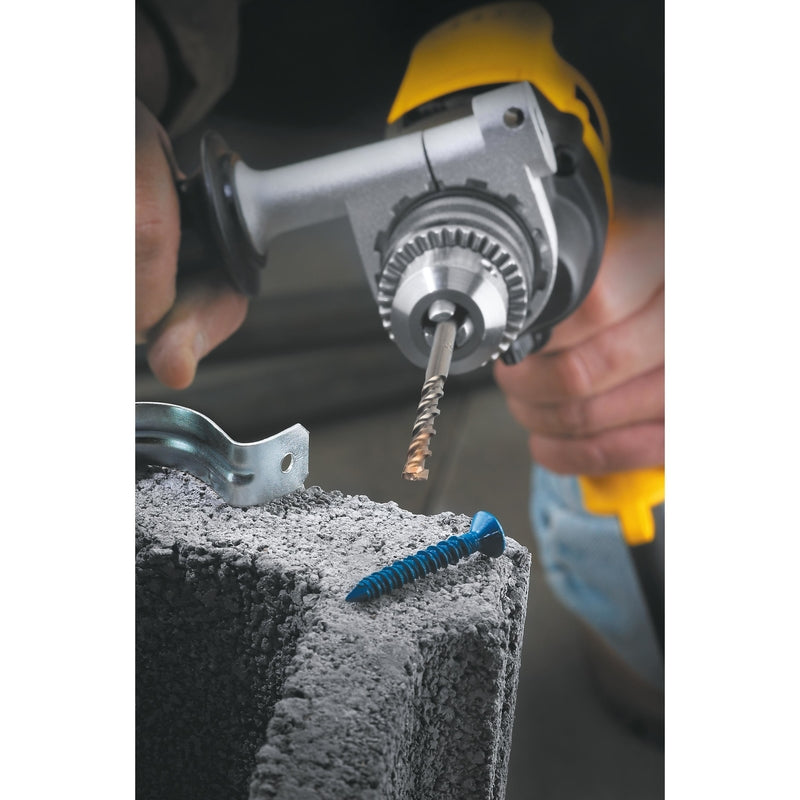DeWalt 5/32 in. X 6 in. L Carbide Tipped Percussion Drill Bit 3-Flat Shank