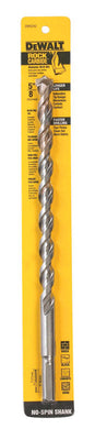 DeWalt Pilot Point 5/8 in. X 12 in. L Carbide Tipped Percussion Drill Bit 3-Flat Shank