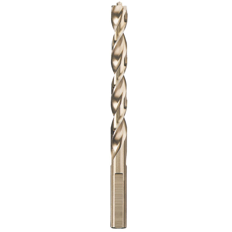 DeWalt 1/2 in. X 6 in. L High Speed Steel Pilot Point Drill Bit 3-Flat Shank
