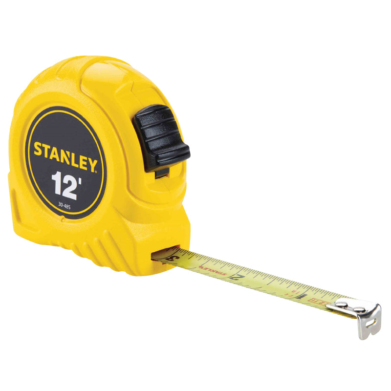 Stanley 12 ft. L X 0.5 in. W Compact Tape Measure