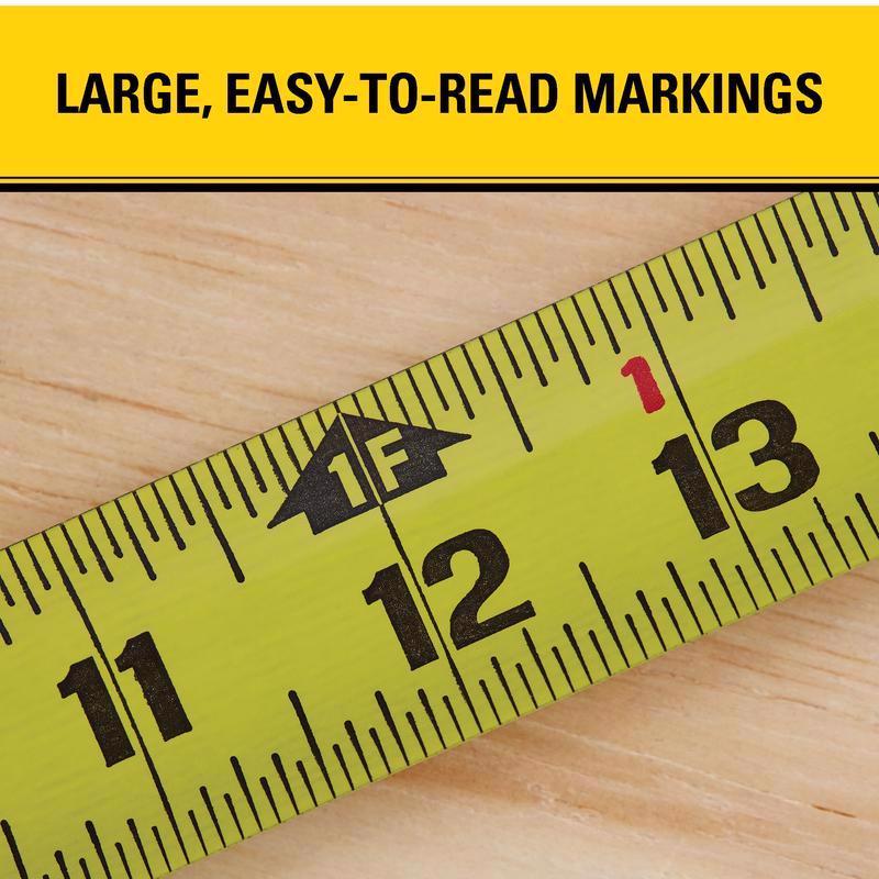 STANLEY FatMax 25 ft. L X 1.25 in. W Compact Wide Blade Tape Measure