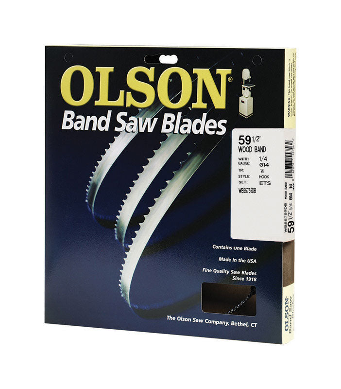 Olson 59.5 in. L X 0.3 in. W Carbon Steel Band Saw Blade 14 TPI Regular teeth