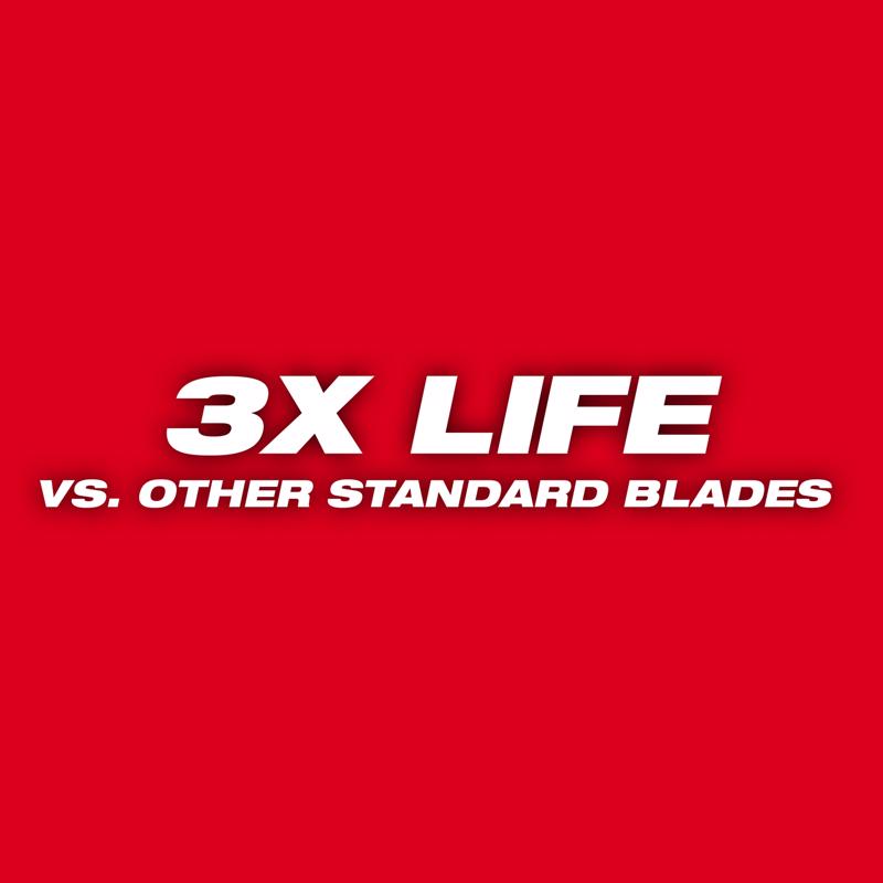 Milwaukee Sawzall 12 in. Bi-Metal Thin Kerf Reciprocating Saw Blade 10/14 TPI 5 pk