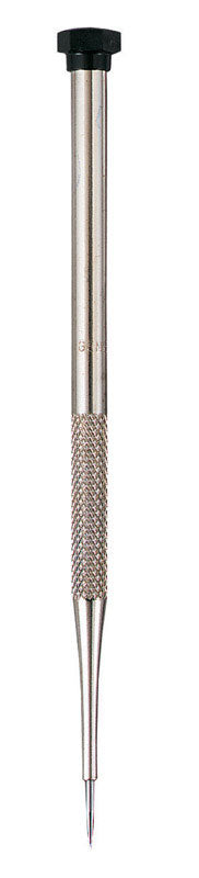 General 5.3125 in. L X 5.3125 in. D Hardened Steel Needlepoint Scriber Silver