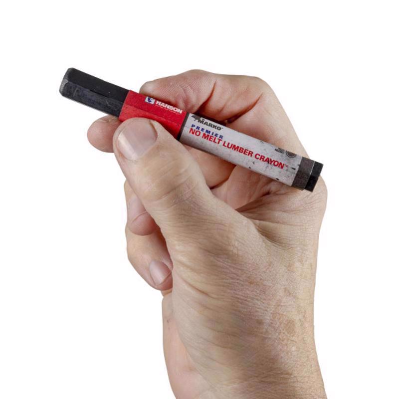 C.H. Hanson Premier No Melt 4.5 in. L Lumber Crayon Black