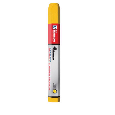 C.H. Hanson Premier No Melt 4.5 in. L Lumber Crayon Yellow