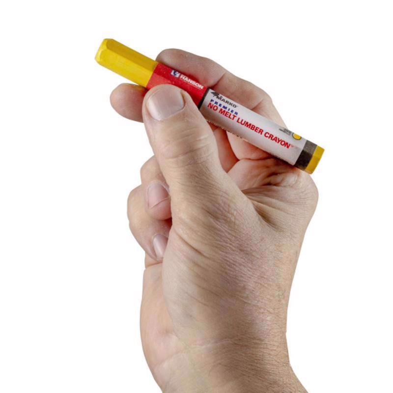 C.H. Hanson Premier No Melt 4.5 in. L Lumber Crayon Yellow