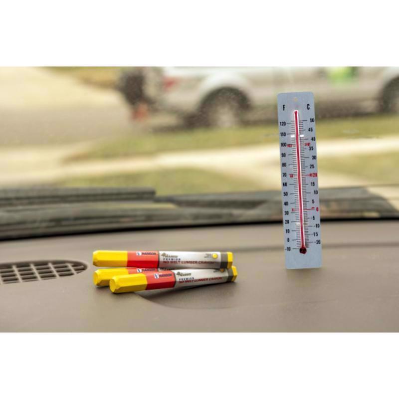 C.H. Hanson Premier No Melt 4.5 in. L Lumber Crayon Yellow