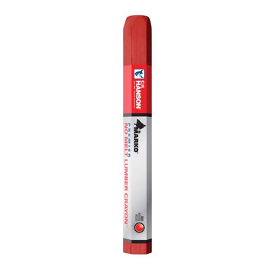 C.H. Hanson Premier No Melt 4.5 in. L Lumber Crayon Red