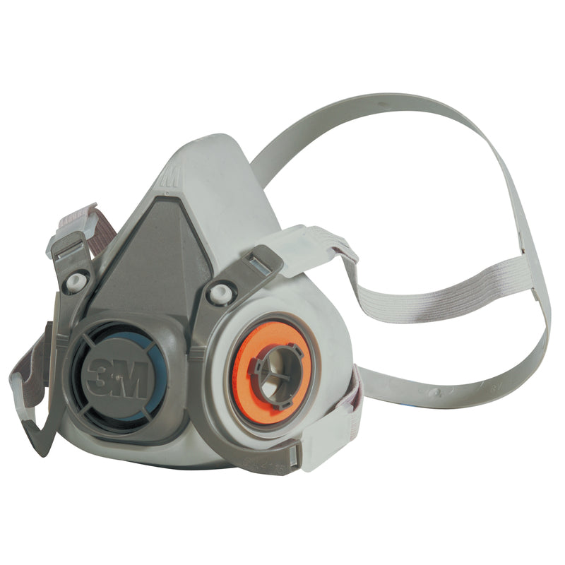 3M Half Face Respirator 6000 Series Gray M