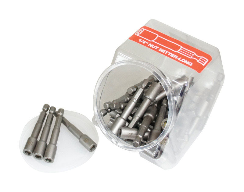 Best Way Tools 1/4 in. X 2 9/16 in. L Steel Magnetic Nut Setter