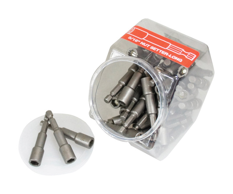 Best Way Tools 5/16 in. X 2-9/16 in. L Steel Magnetic Nut Setter