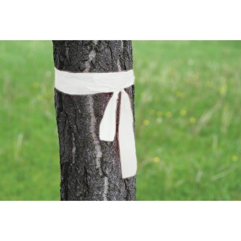 C.H. Hanson 300 ft. L X 1.2 in. W Polyethylene Flagging Tape White