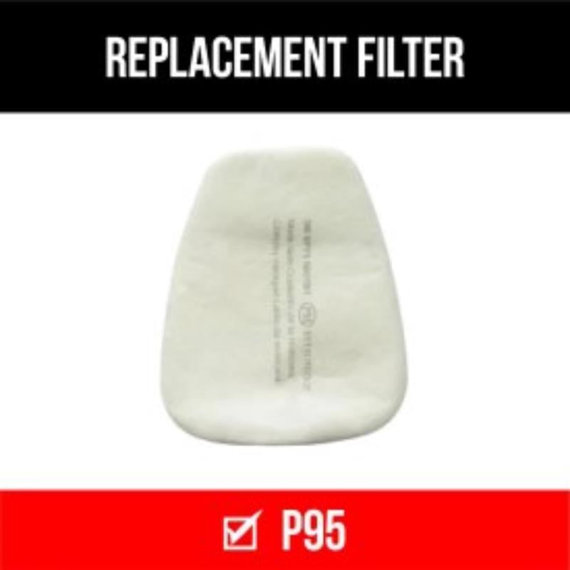 3M P95 Paint Spray and Pesticide Respirator Mask Replacement Filter 5000 White 3 pair