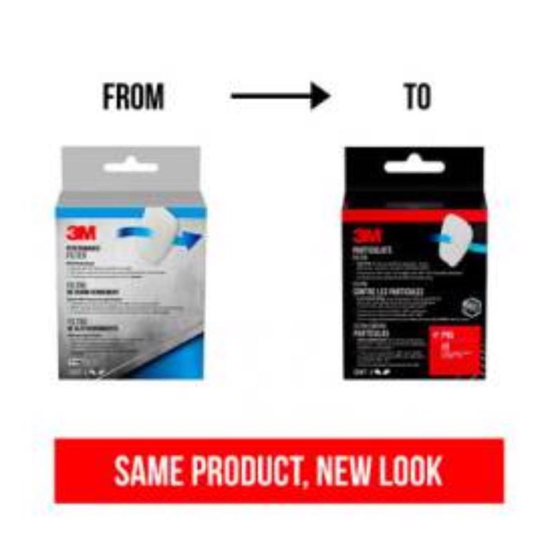 3M P95 Paint Spray and Pesticide Respirator Mask Replacement Filter 5000 White 3 pair