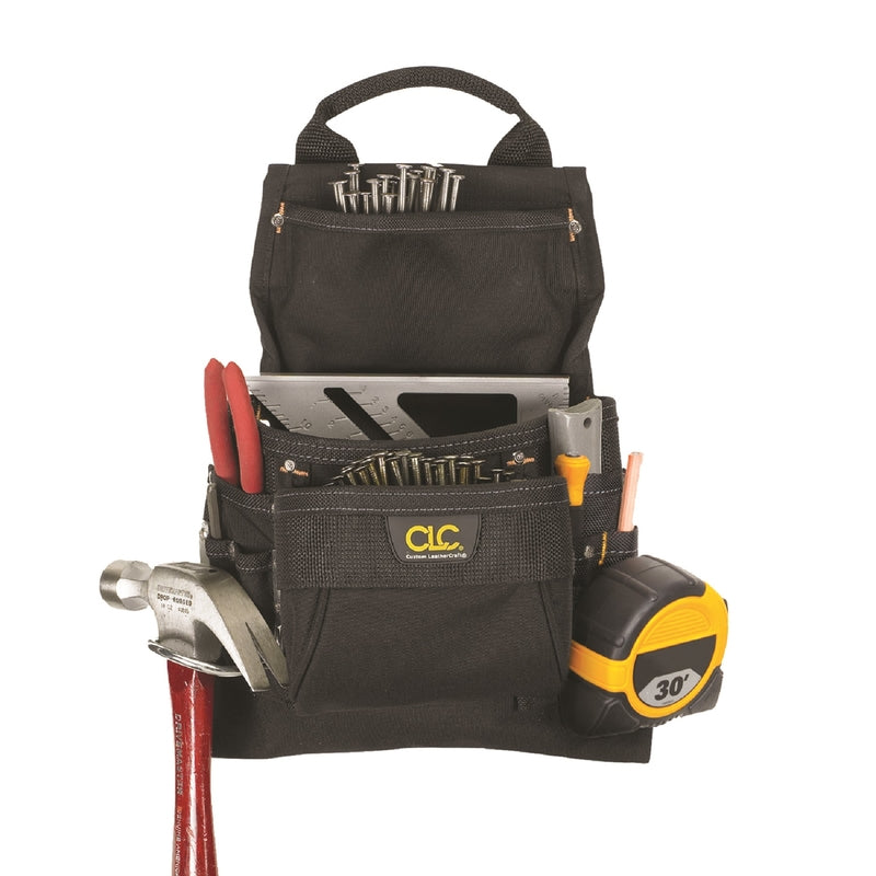 CLC 5 in. W X 15.25 in. H Ballistic Polyester Tool Bag 9 pocket Black