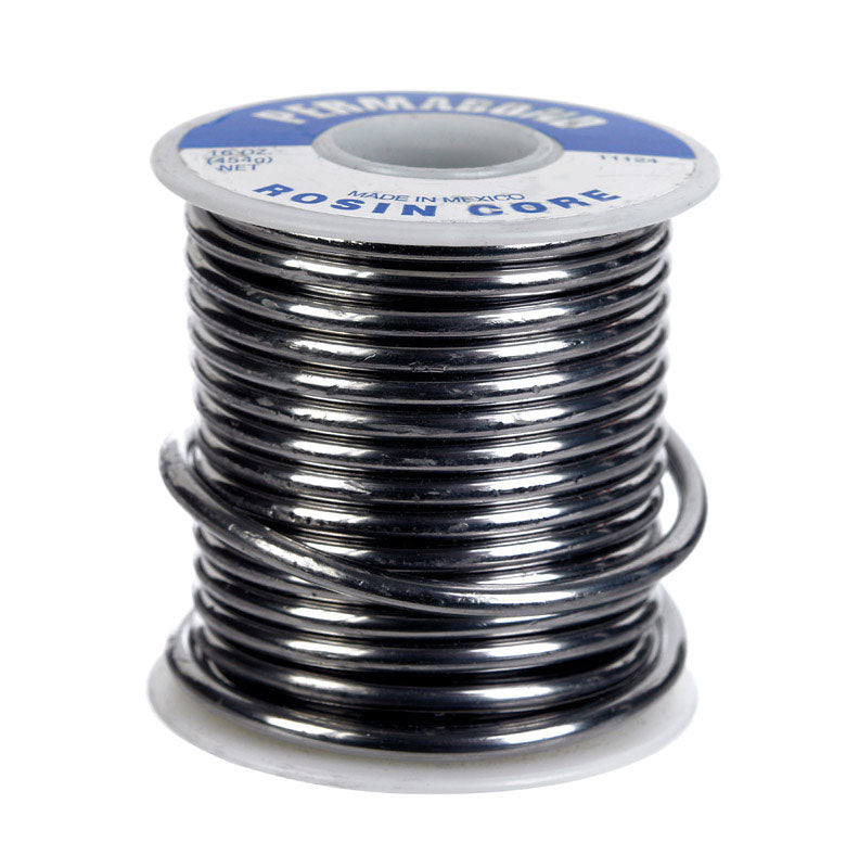 Alpha Metals 16 oz Rosin Core Solder Wire 0.125 in. D Tin/Lead