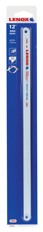 Lenox 12 in. Bi-Metal Hacksaw Blade 18 TPI