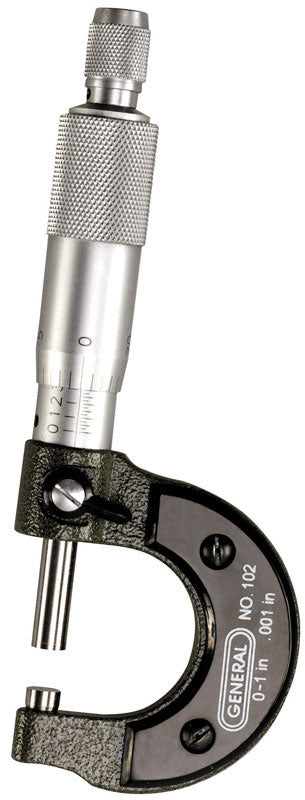 General 14-7/16 in. L Locking Utility Micrometer