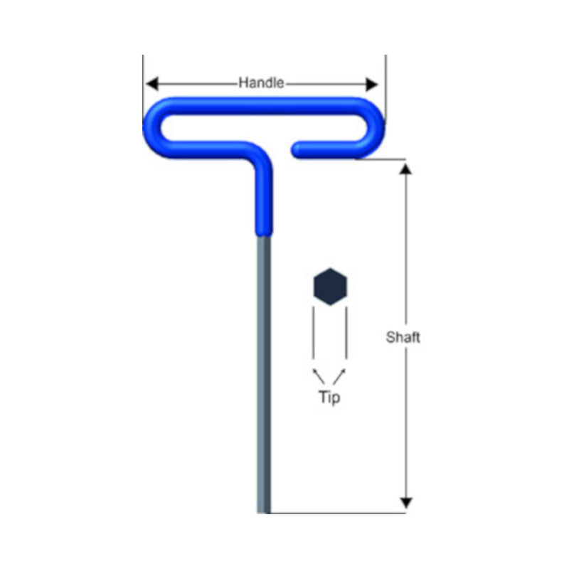 Eklind 3 mm Metric T-Handle Hex Key