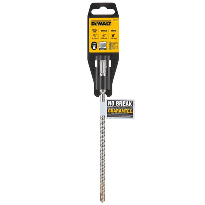 DeWalt 1/4 in. X 6 in. L Carbide Tipped Drill Bit SDS-Plus Shank