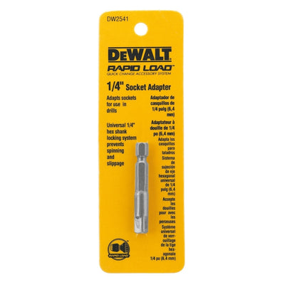DeWalt Impact Ready 2 in. L X 1/4 in. drive Socket Adapter