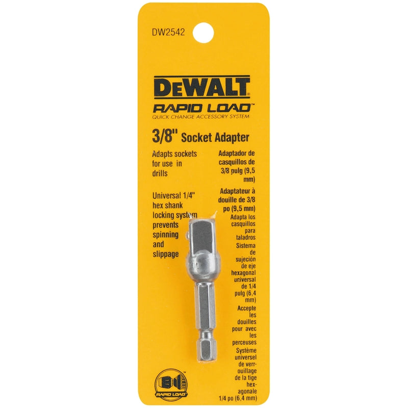 DeWalt Impact Ready 2 in. L X 3/8 in. drive Socket Adapter