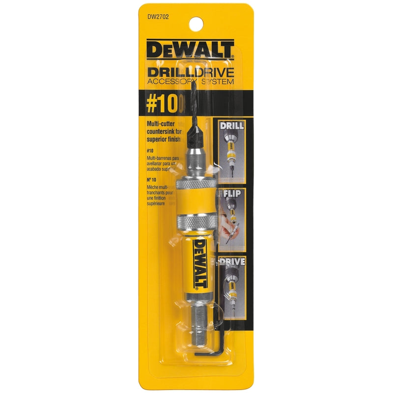 DeWalt #10 Steel Drill/Drive Countersink Set