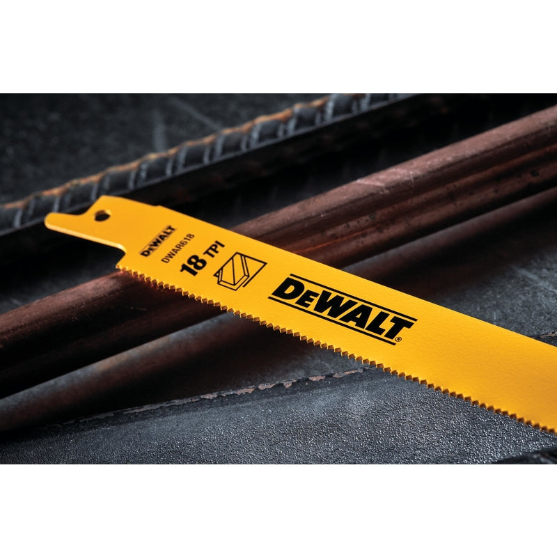 DeWalt Bi-Metal Reciprocating Saw Blade 18 TPI 5 pk