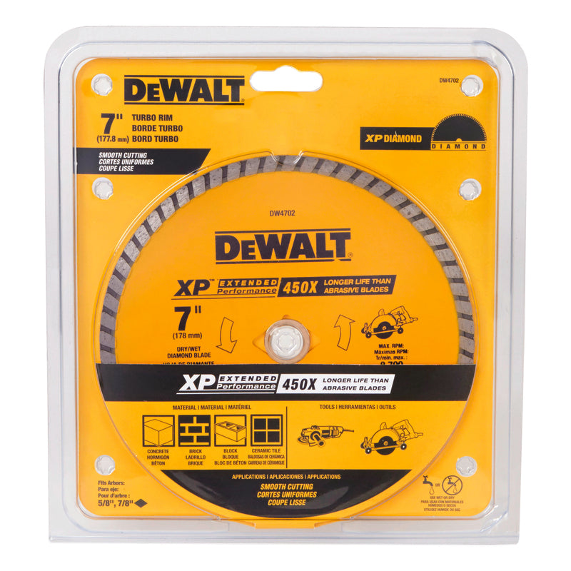 DeWalt 7 in. D X 5/8 in. XP Extended Performance Diamond Masonry Blade
