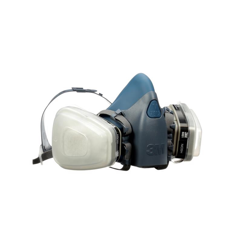 3M P95 Paint Project Half Face Respirator Valved Multicolored M