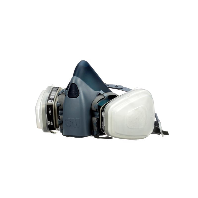 3M P95 Half Face Respirator Valved Blue L