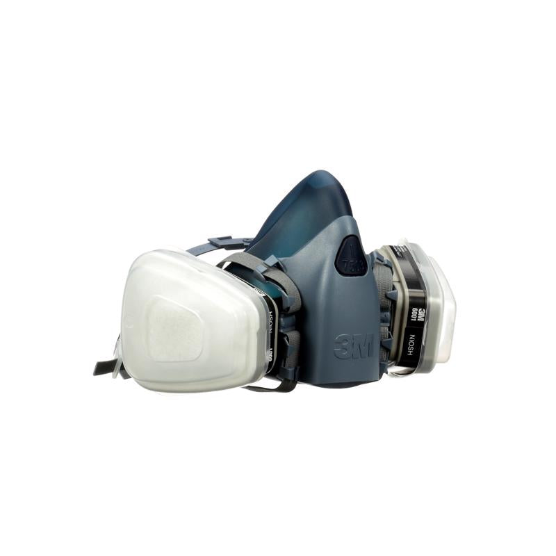 3M P95 Half Face Respirator Valved Blue L
