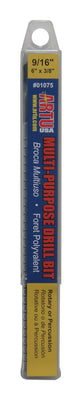 ARTU 9/16 in. X 6-1/4 in. L Tungsten Carbide Tipped Drill Bit Straight Shank