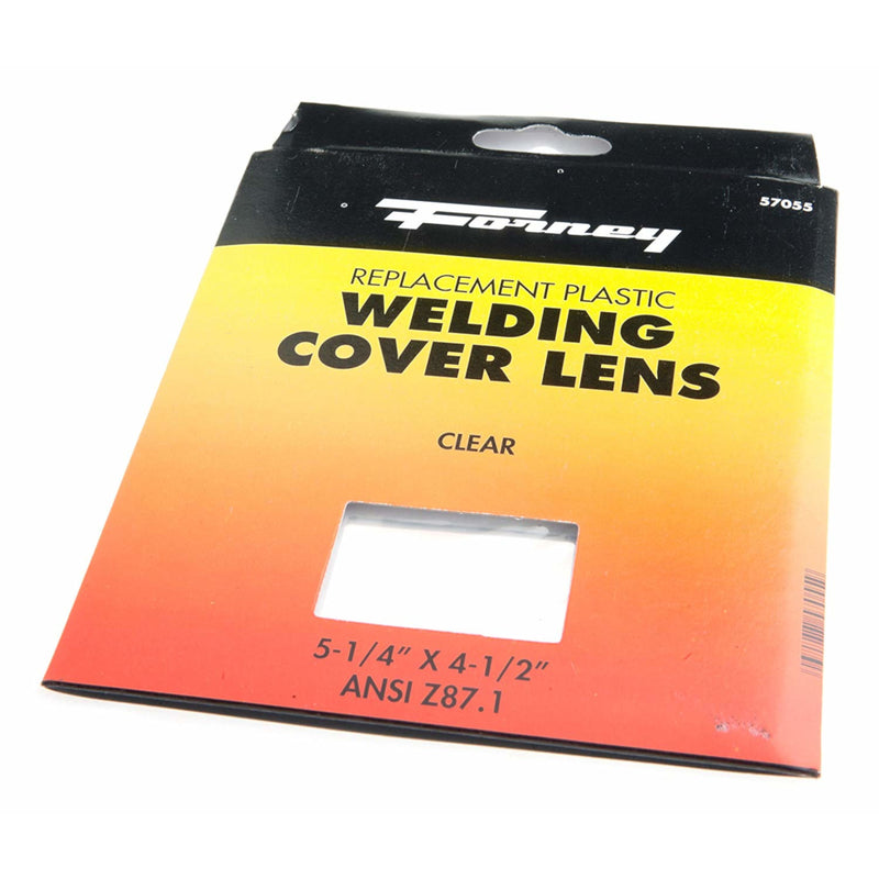 Forney 4.5 in. H X 5.3 in. W Plastic Welding Helmet Lens Clear