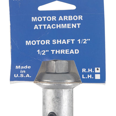 Chicago Die Cast 3 inch in. L Work Arbor 1/2 in.