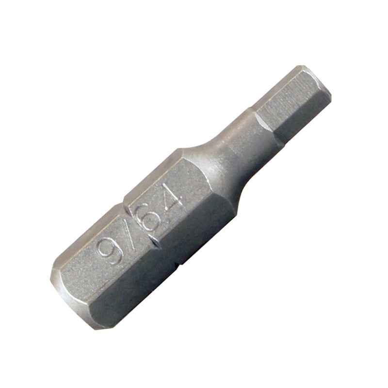 Best Way Tools Hex 9/64 in. X 1 in. L Screwdriver Bit Carbon Steel