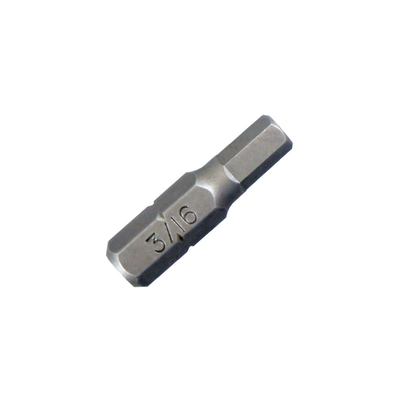 Best Way Tools Hex 3/16 in. X 1 in. L Screwdriver Bit Carbon Steel
