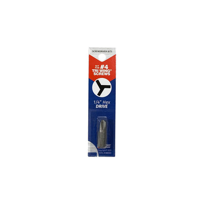 Best Way Tools Tri-Wing Torx #4 X 1 in. L Screwdriver Bit Carbon Steel