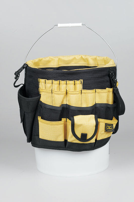 CLC 3.25 in. W X 13 in. H Polyester Bucket Organizer 61 pocket Black