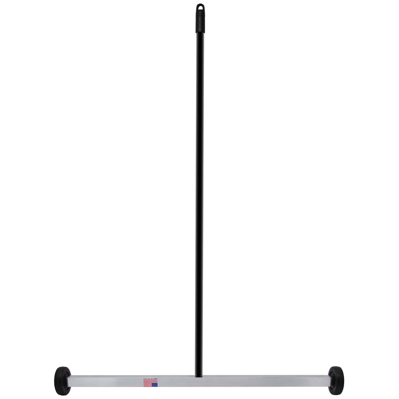 Magnet Source 43 in. L X 30 in. W Black/White Push-Type Magnetic Mini Sweeper 55 lb. pull