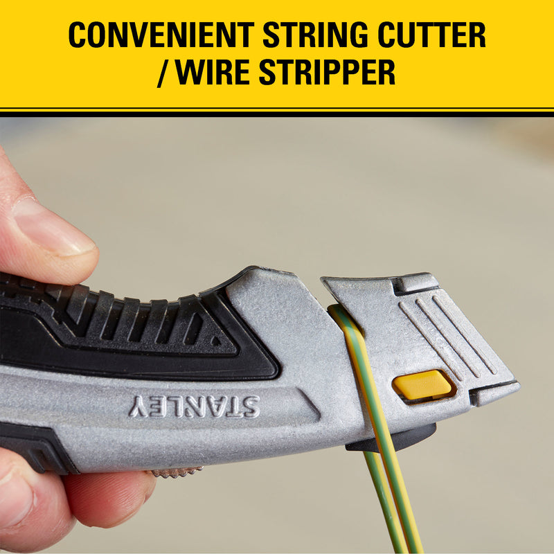 Stanley InstantChange 6-5/8 in. Retractable Utility Knife Black/Gray