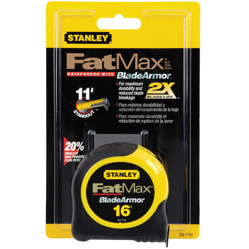 Stanley FatMax 16 ft. L X 1.25 in. W Compact Wide Blade Tape Measure