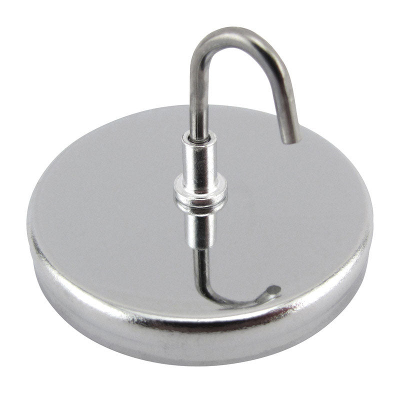 Magnet Source Handi-Hook 1.25 in. L X 2 in. W Silver Magnetic Hook 20 lb. pull