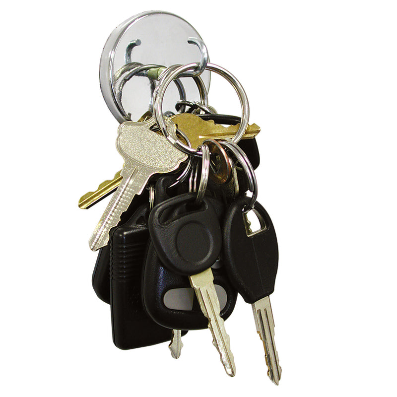 Magnet Source Handi-Hook 1.25 in. L X 2 in. W Silver Magnetic Hook 20 lb. pull