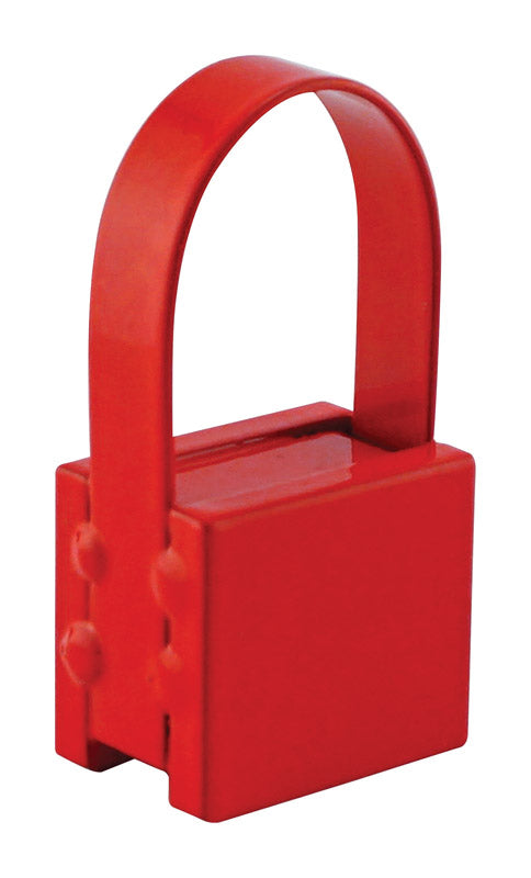 Magnet Source 1 in. L X .75 in. W Red Handle Magnet 25 lb. pull